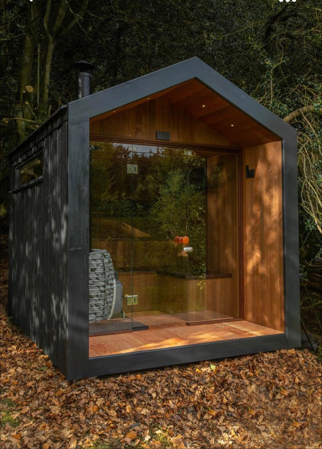 sauna zewnętrzna ogrodowa keske domek typu stodoła keske